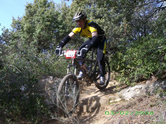 Trophé oxcitane vtt à uchaud en 2008