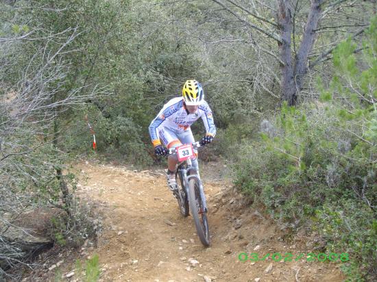 Trophé oxcitane vtt à uchaud en 2008