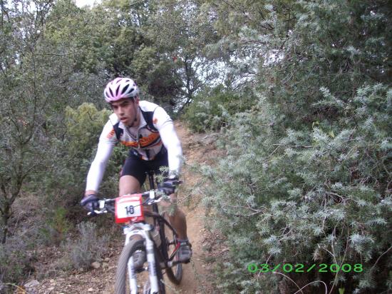 Trophé oxcitane vtt à uchaud en 2008