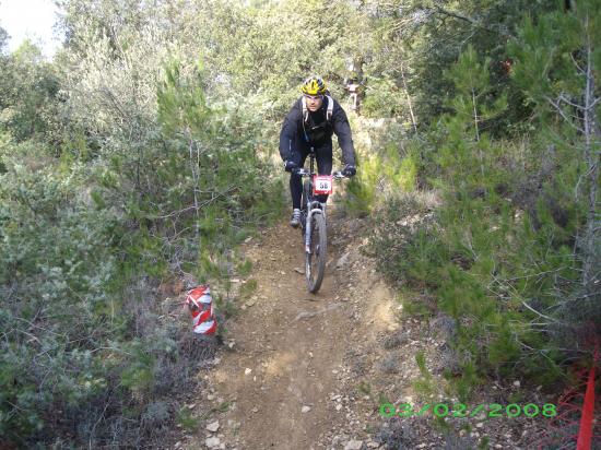 Trophé oxcitane vtt à uchaud en 2008