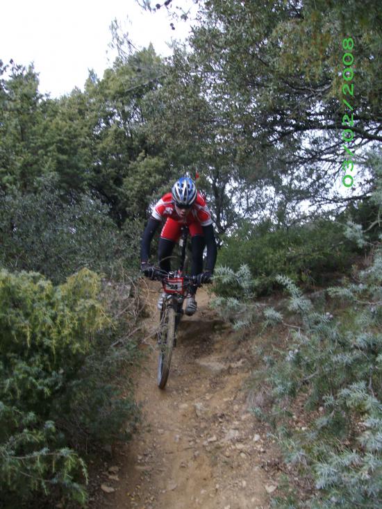 Trophé oxcitane vtt à uchaud en 2008