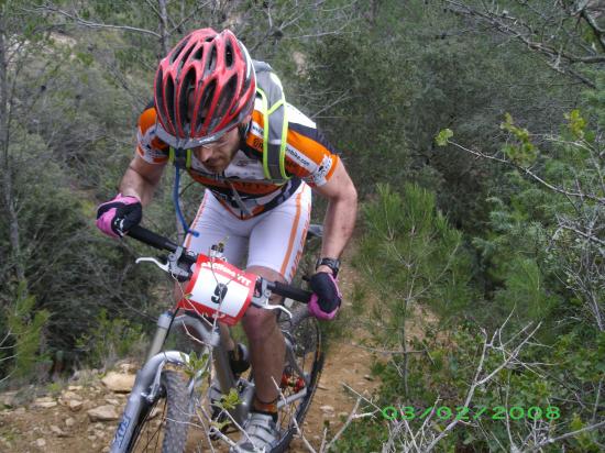 Trophé oxcitane vtt à uchaud en 2008