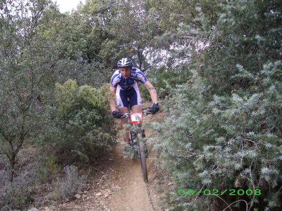 Trophé oxcitane vtt à uchaud en 2008