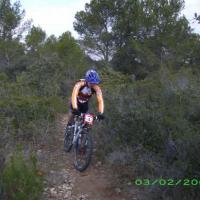 Trophé oxcitane vtt à uchaud en 2008
