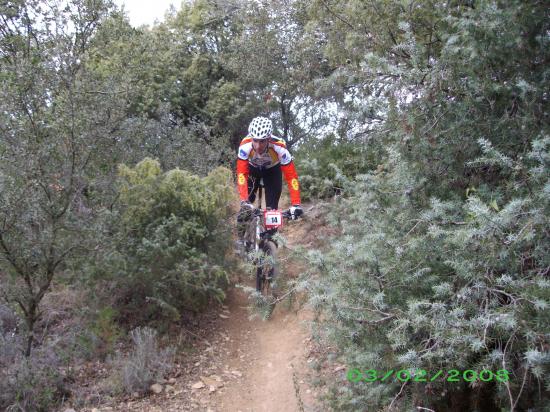 Trophé oxcitane vtt à uchaud en 2008