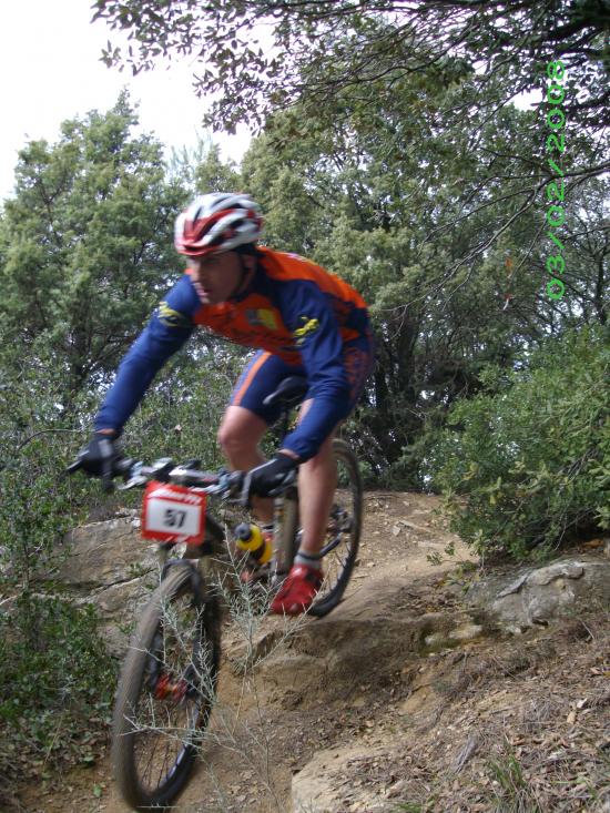 Trophé oxcitane vtt à uchaud en 2008