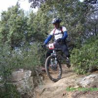 Trophé oxcitane vtt à uchaud en 2008
