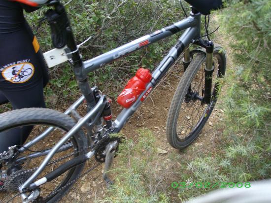 Trophé oxcitane vtt à uchaud en 2008